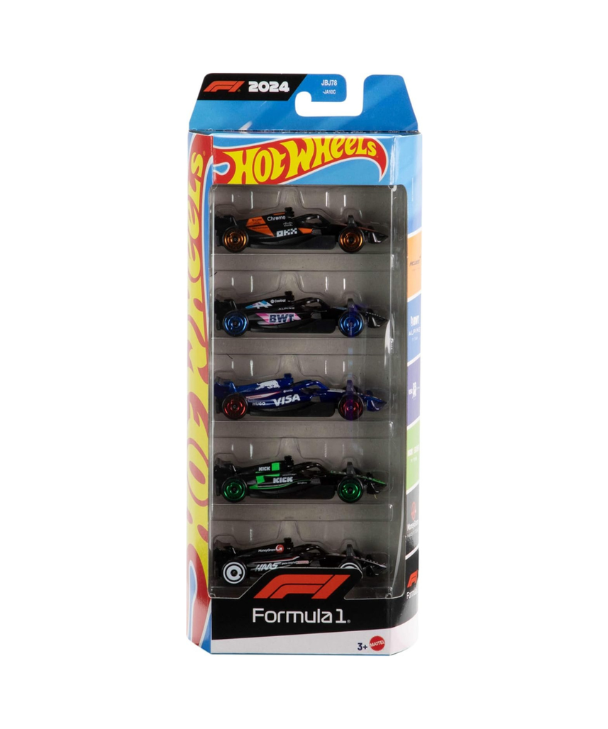 Hot Wheels Basic Car F1 5-Pack