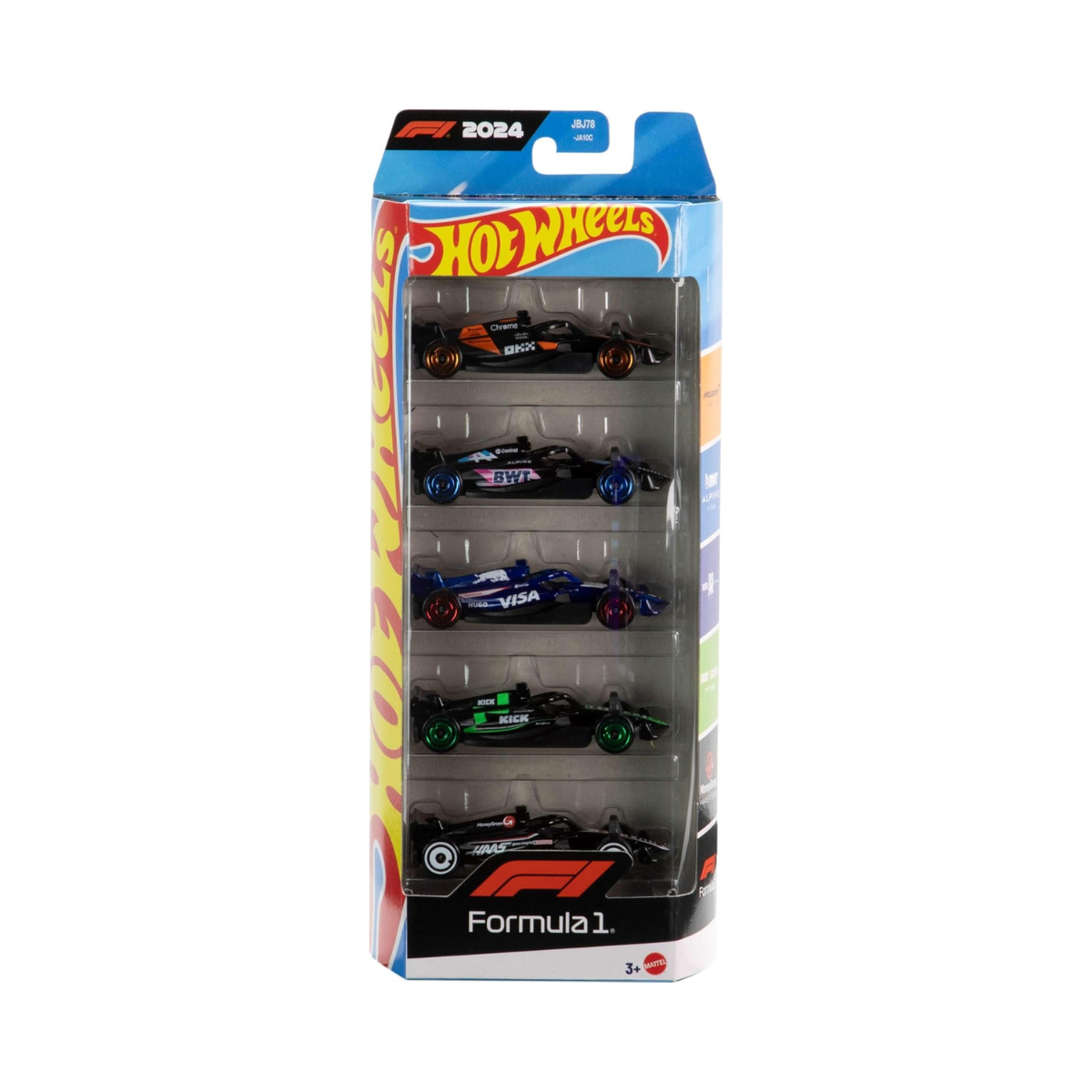 Hot Wheels Basic Car F1 5-Pack