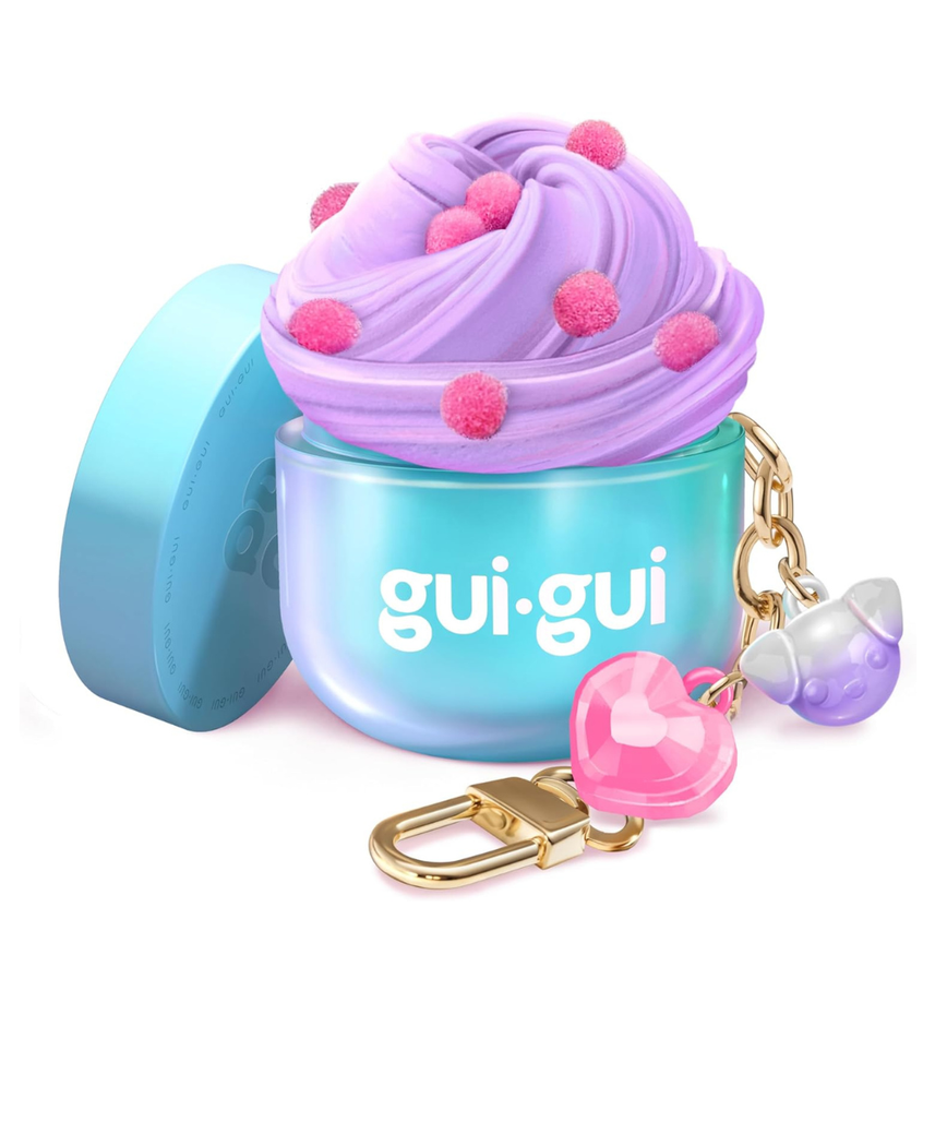 Gui Gui Slime Mini Single Pack Sensory Slime Toy, Pocket Sized DIY Slime Kit with Sparkly Charms, Scented Stretchy Slime & Surprise Collectible, 6 Years+