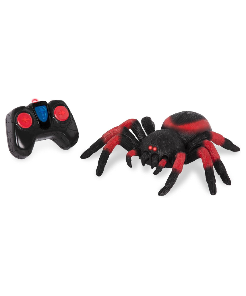 Terra by Battat remote controlled spider red - RC tarantula with glowing LED eyes and remote control - tarantula toy from 6 years