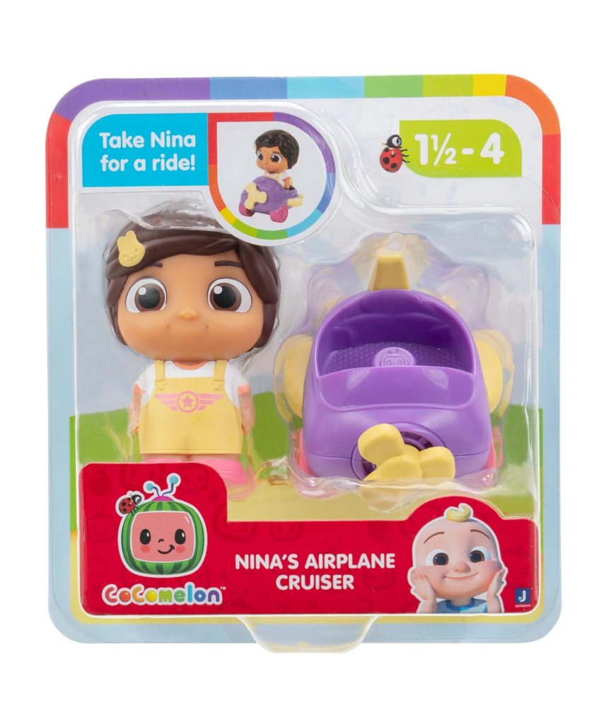 Cocomelon JJ and Friends Cruisers Nina Airplane