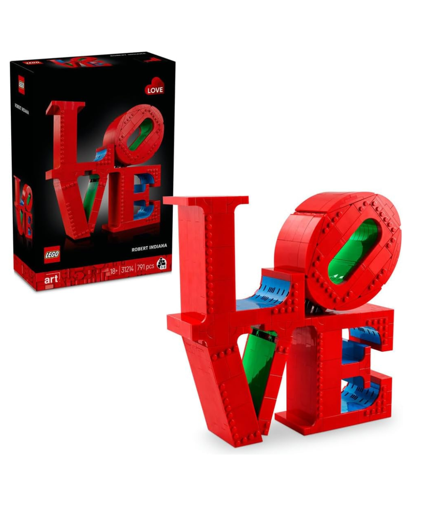 LEGO Art LOVE Building Set - Sculpture Model Kit for Adults to Build - Home Office Decor Piece - DIY Gift for Women & Men - Valentine's Day Treat - 31214