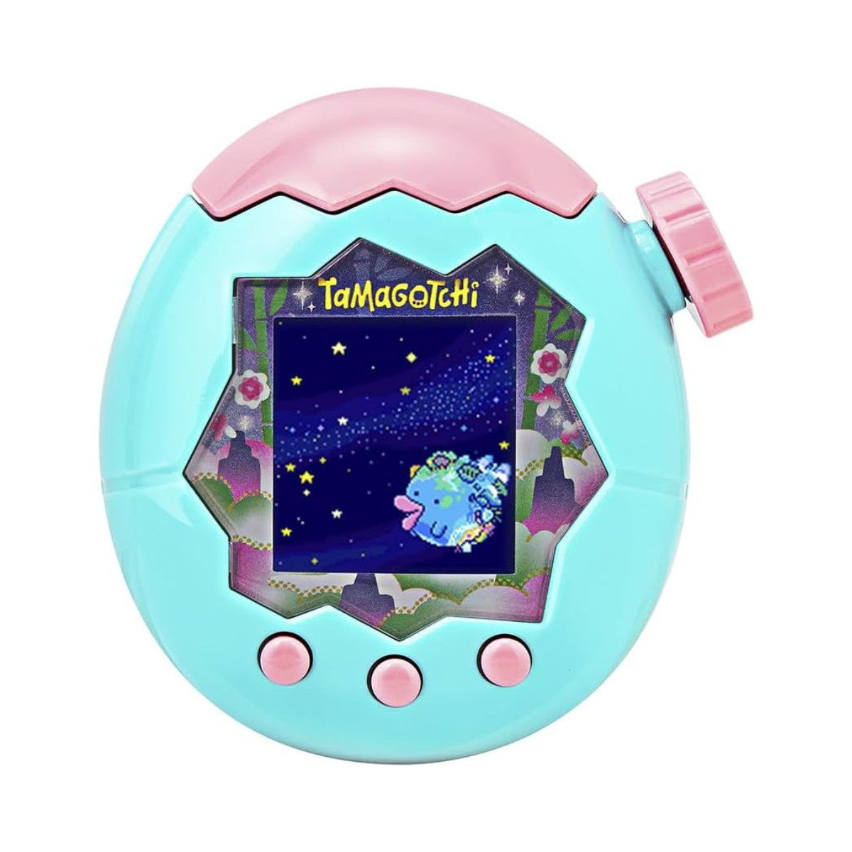 BANDAI Tamagotchi Jade Forest Paradise Virtual Pet Jade 43424 Electronic Toy Ideal for Ages 6+ Zoom into Paradise to Surround Your Electronic Pet