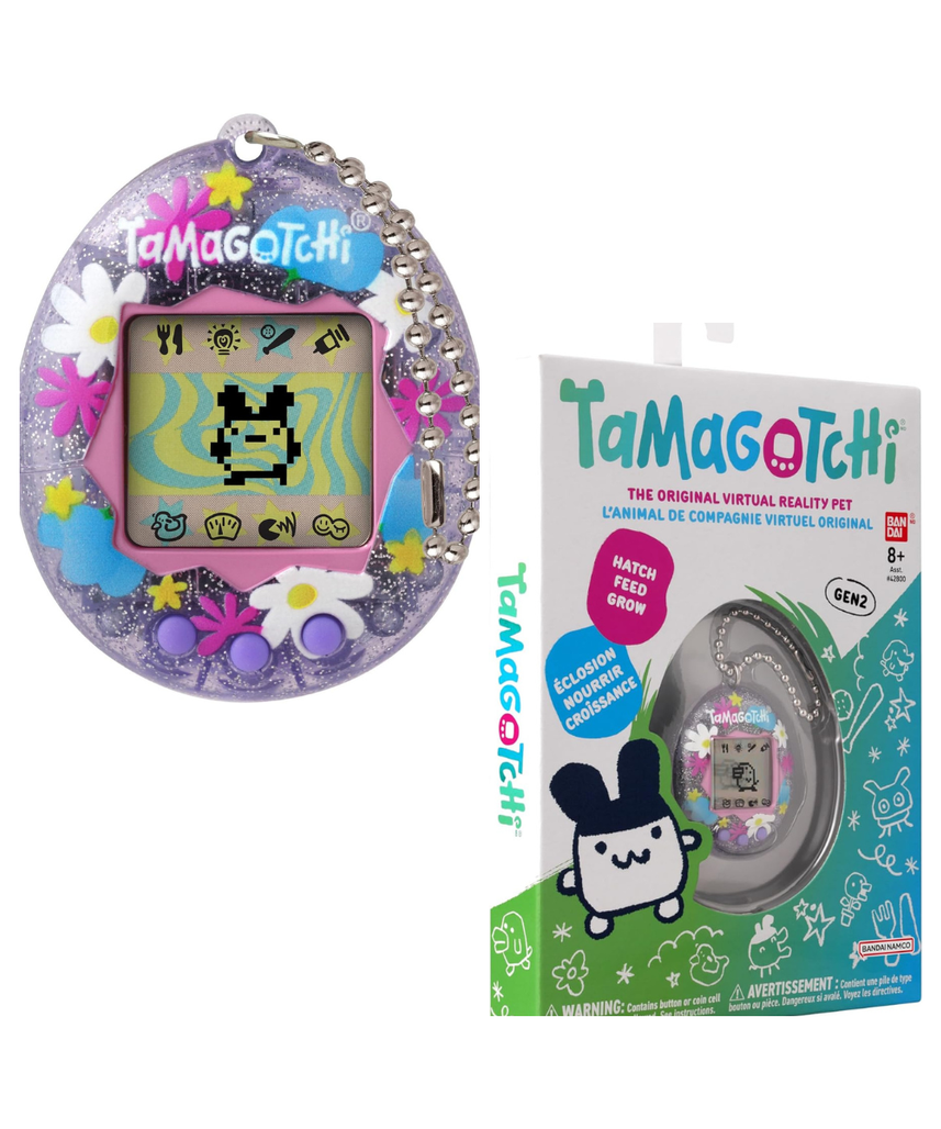 TAMAGOTCHI Bandai Original Flower Perfume Digital Pet, Nurture And Raise The Original Electronic Pet Japanese Kids Toys For Girls And Boys Make Great 90s Retro Gifts