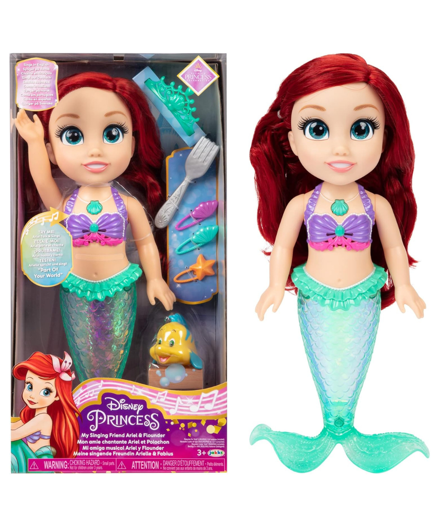 Disney Princess Doll Ariel Singing Friend 14-Inch