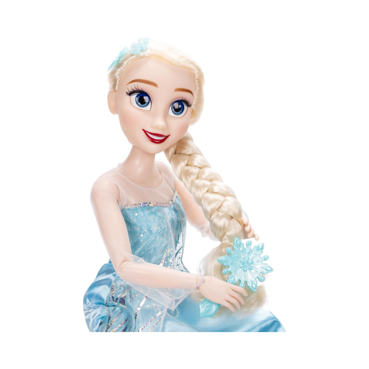 Disney Princess Elsa Doll Playdate 32-Inch, Detailed Design Inspired By The Iconic Character, Articulated Doll, With A Molded Dress, Creative Play, Ideal Gift, For Collectors, 3 Years+