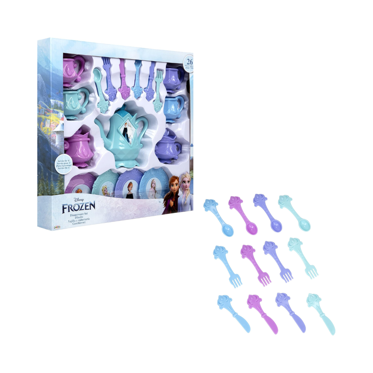 Disney Frozen 2 Franchise Dinnerware Set 26-Piece