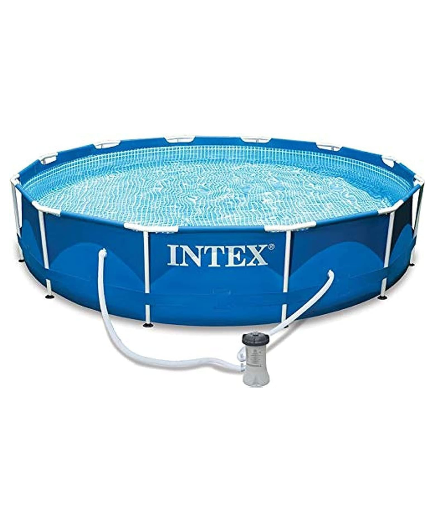 Intex 28212UK Metal Frame Pool Set, Blue, 12 ft x 30-Inch