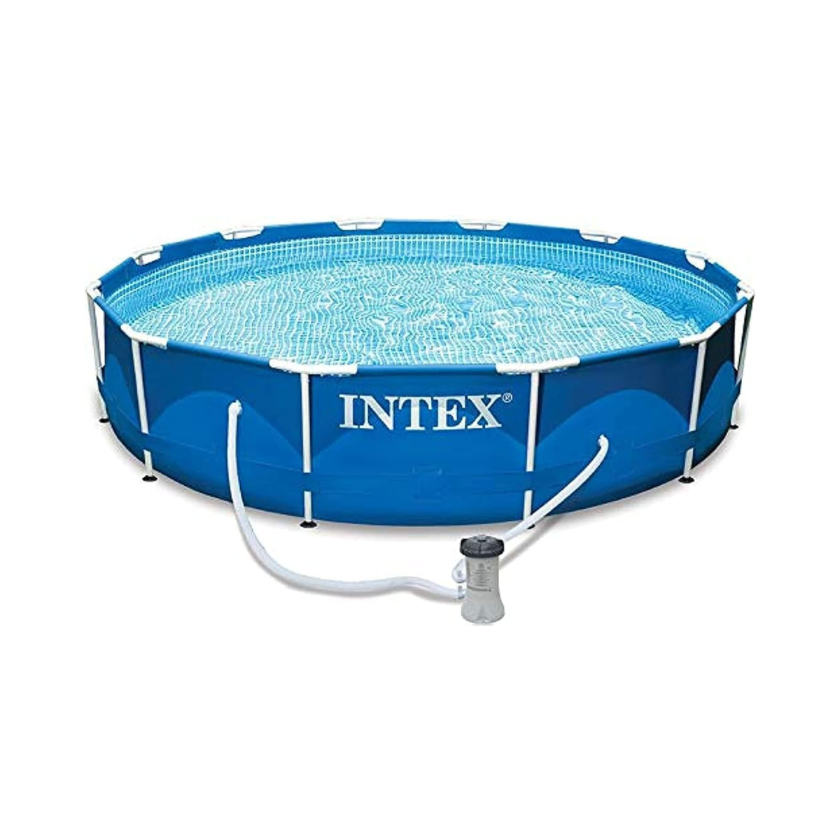 Intex 28212UK Metal Frame Pool Set, Blue, 12 ft x 30-Inch