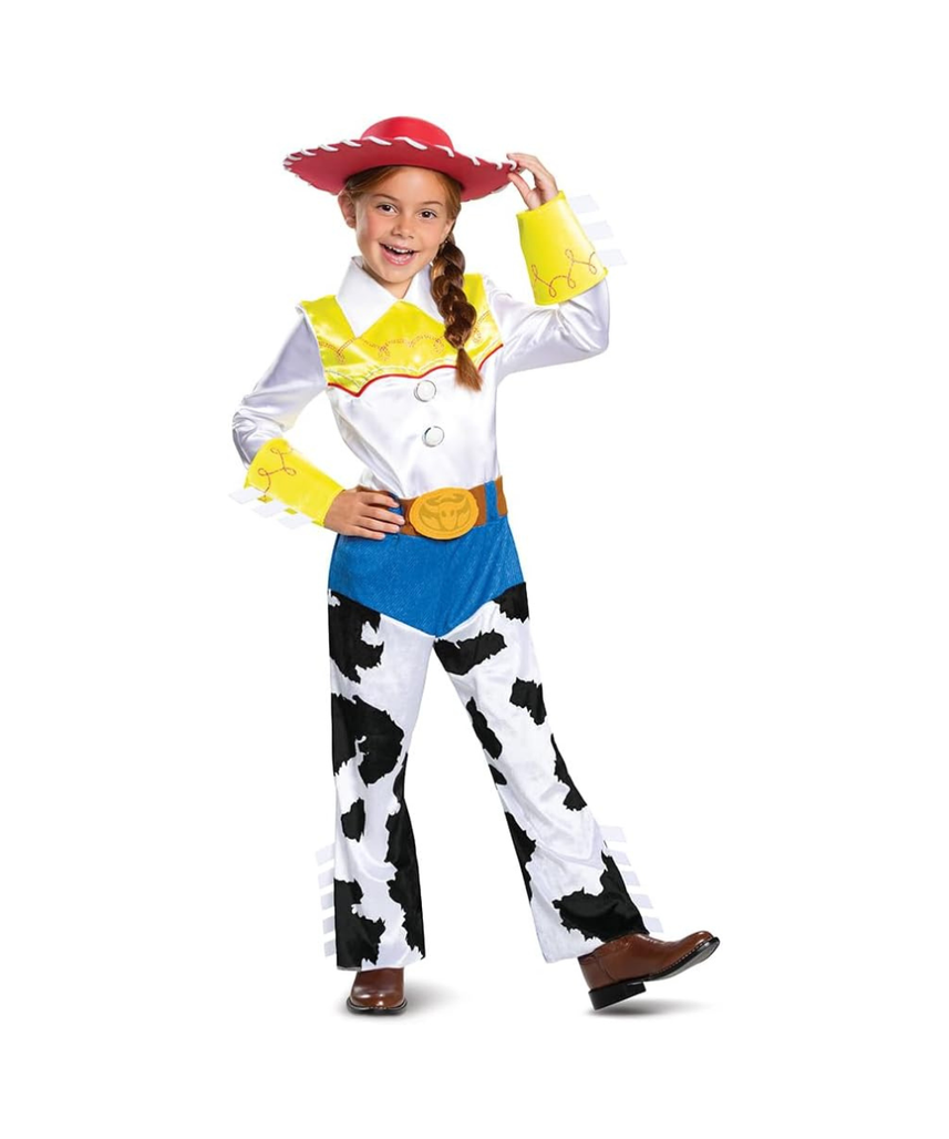 Disguise Disney Pixar Jessie Toy Story 4 Deluxe Girls Costume, Medium (7-8)