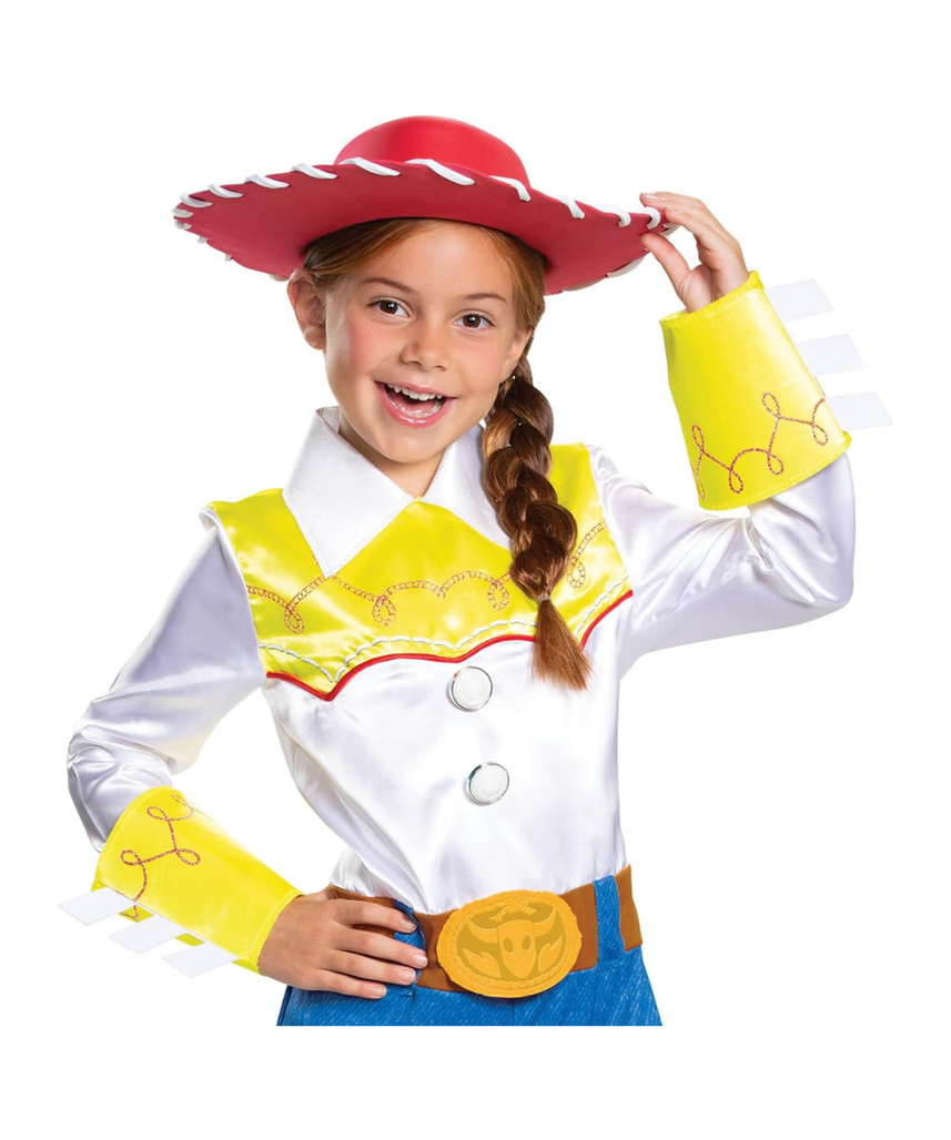 Disguise Disney Pixar Jessie Toy Story 4 Deluxe Girls Costume, Medium (7-8)
