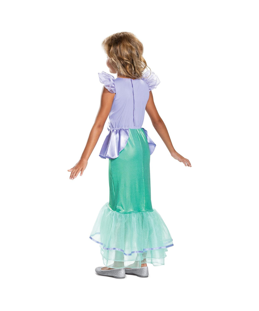 Disguise Disney Princess Ariel Classic Girls' Costume, Teal, M (7-8)