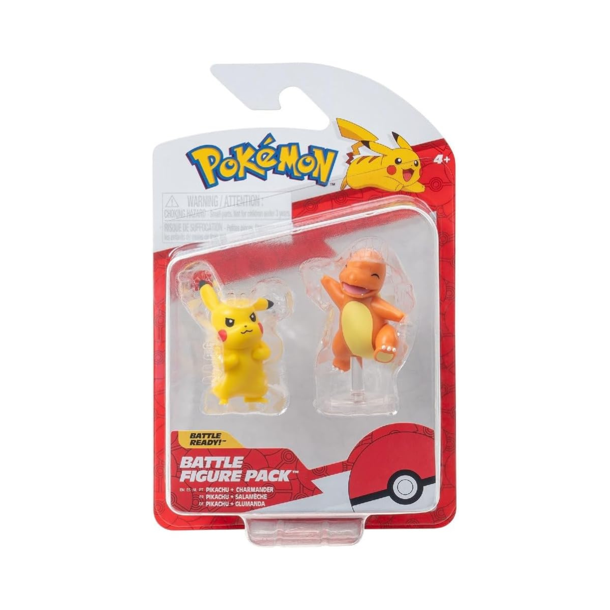 Pokemon Battle Figure 1st Partner 2-Inches - Pikachu + Charmander