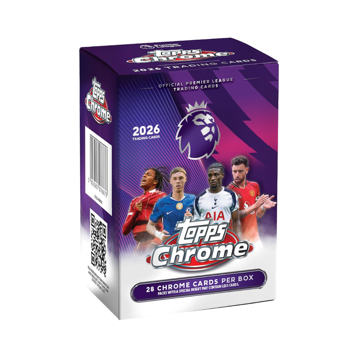 2026 Topps Chrome Premier League Soccer Value Box Factory Sealed Trading Cards