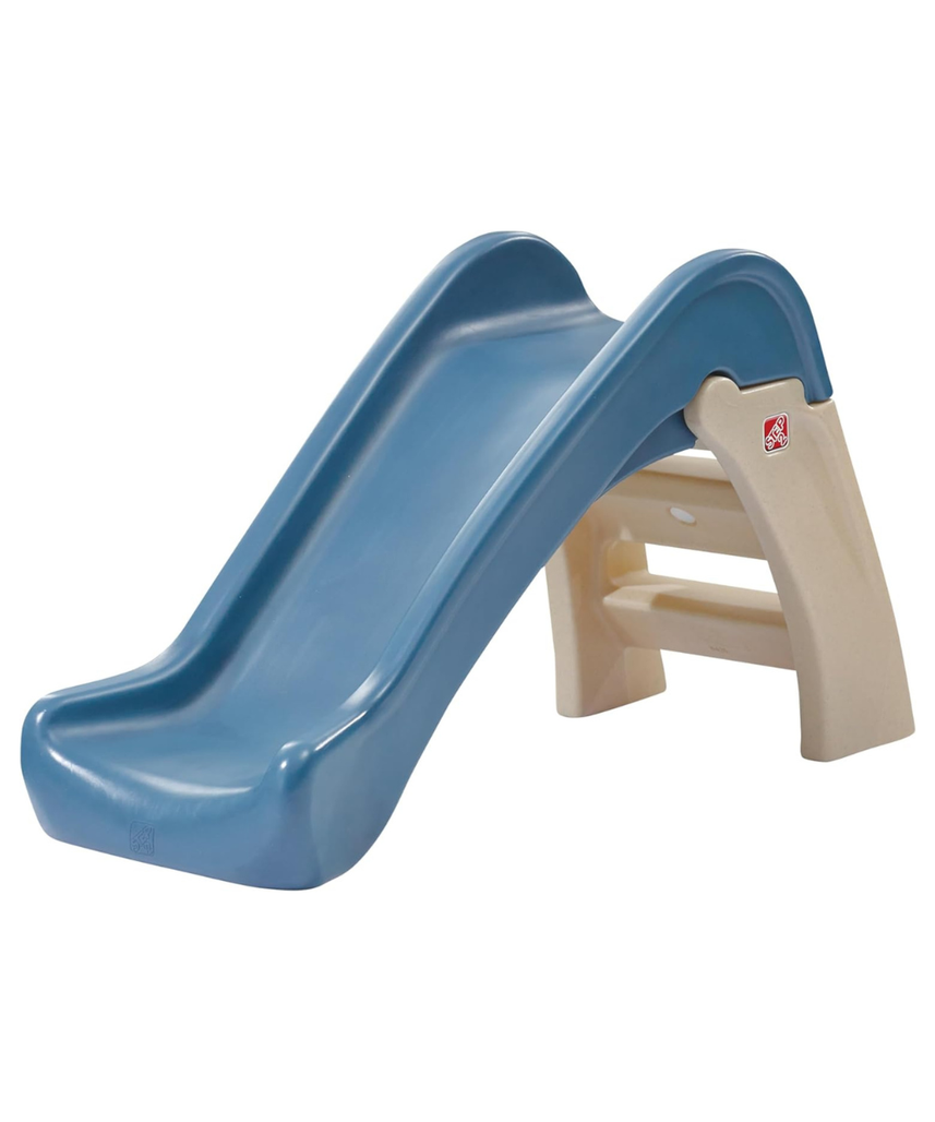 Step2 Play & Fold Jr. Slide, Folding Toddler Slide, Indoor & Outdoor Plastic Slide, Kids 1.5–4 Years