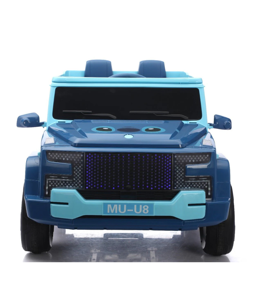 Stitch Kids 12V Electric Ride-On Pickup Truck with Remote Control, 4 Wheel Drive, Bluetooth Music Player, Blue Ride-On Car for Kids Ages 3+