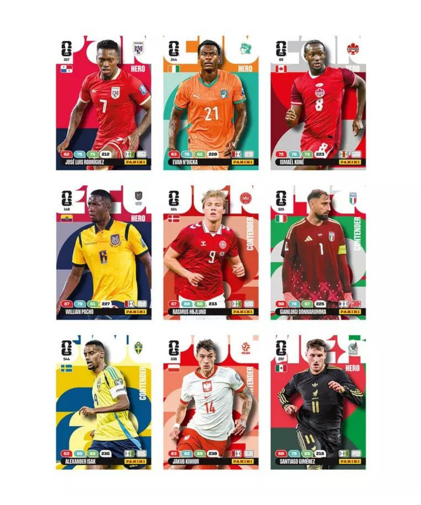 Panini FIFA World Cup 2026 Trading Cards Pack, Official Football Collectible Cards, 8 Cards per Pack, Soccer Player Cards Collection for Fans and Collectors