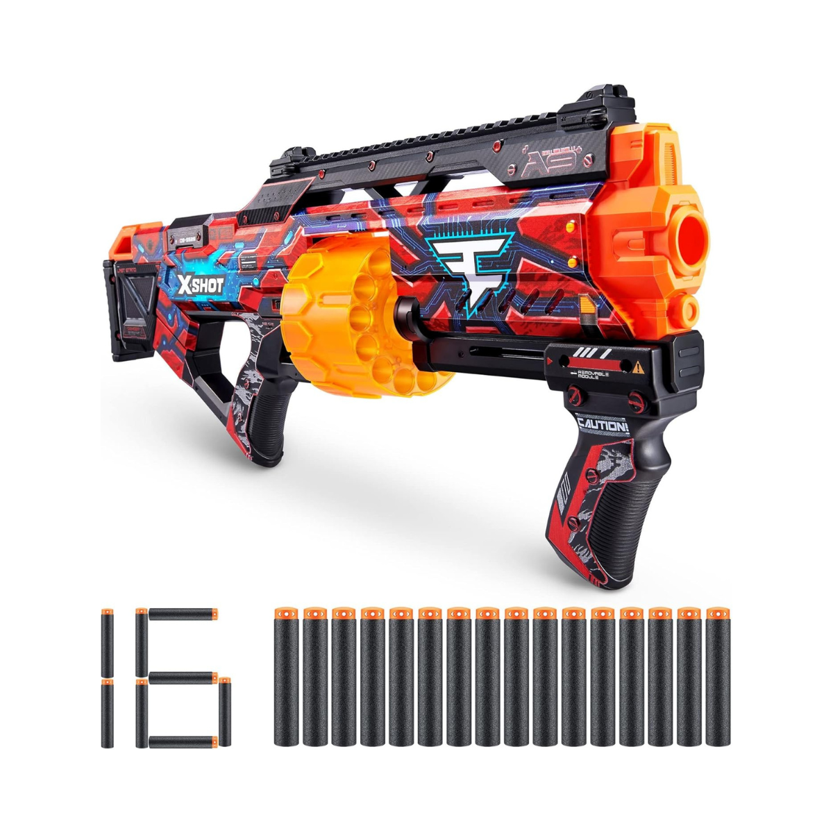 XSHOT Skins Last Stand_Faze Clan,Blaster,Design Toy Gun For Kids Teen Adult Boy & Girl, Aiming & Target Outdoor Games, Gift For kids Ages 8+