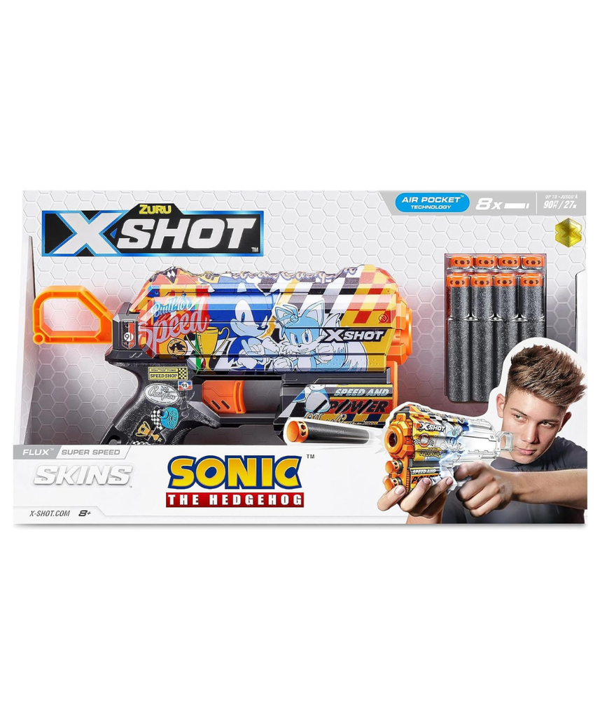 XShot Skins Flux Sonic (S1) (8Darts) Super Speed