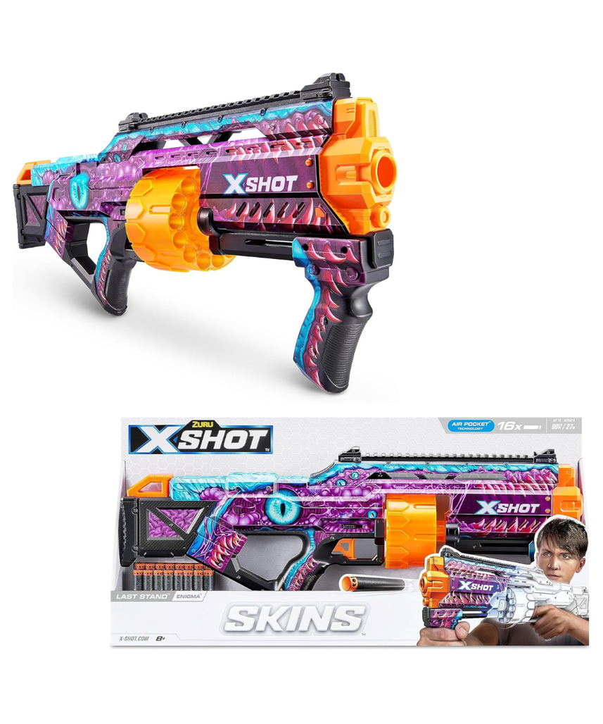 XSHOT Skins Last Stand Enigma, Blaster Design Toy Gun For Kids Teen Adults Boy & Girls, Aiming & Outdoor Games Gift For Kids Ages 8+