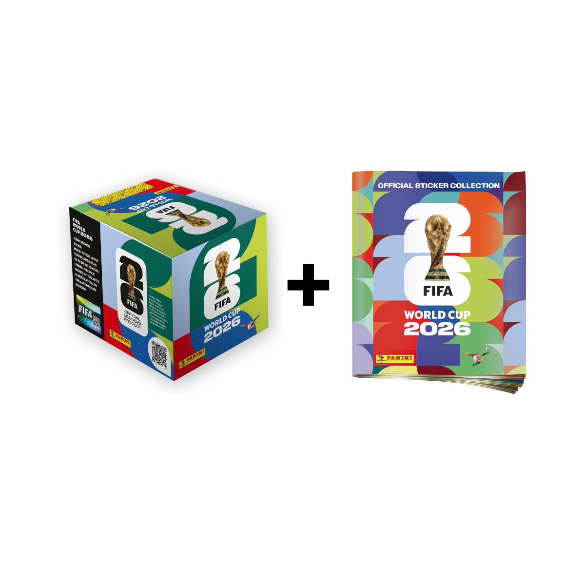 Panini FIFA World Cup 2026 Sticker Album + 50 Sticker Packets Combo, Official Football Collectors Set with Album and Booster Pack Bundle, Best Value Offer, All Ages
