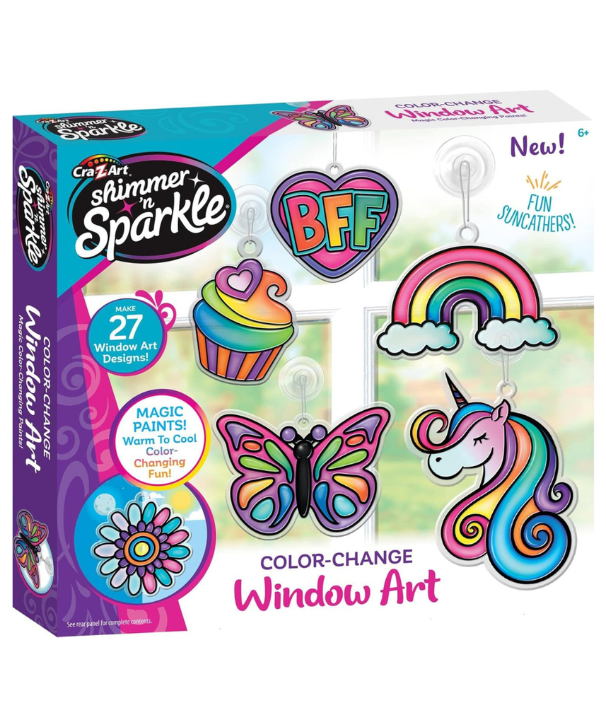 Shimmer and Sparkle Cra-Z-Art Shimmer â€˜N Sparkle Color Change Window Art
