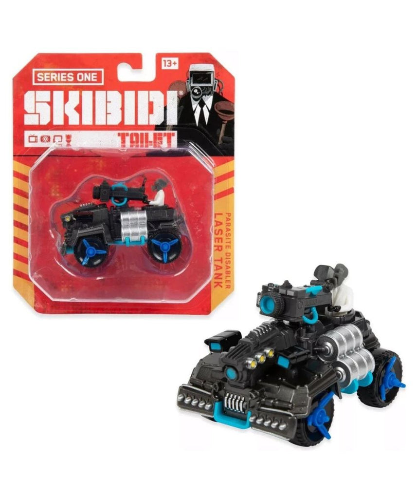 Skibidi Toilet Diecast Collectible Vehicle, Official 1:64 Scale Metal Figure Car Toy, Assorted Character Models for Kids 13+