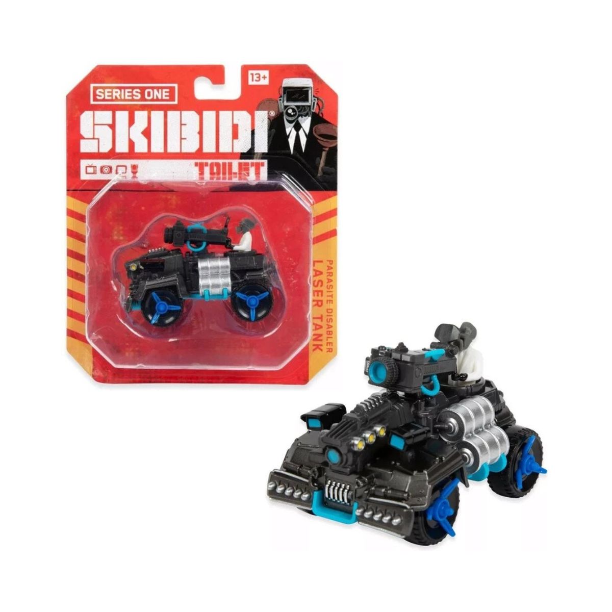 Skibidi Toilet Diecast Collectible Vehicle, Official 1:64 Scale Metal Figure Car Toy, Assorted Character Models for Kids 13+