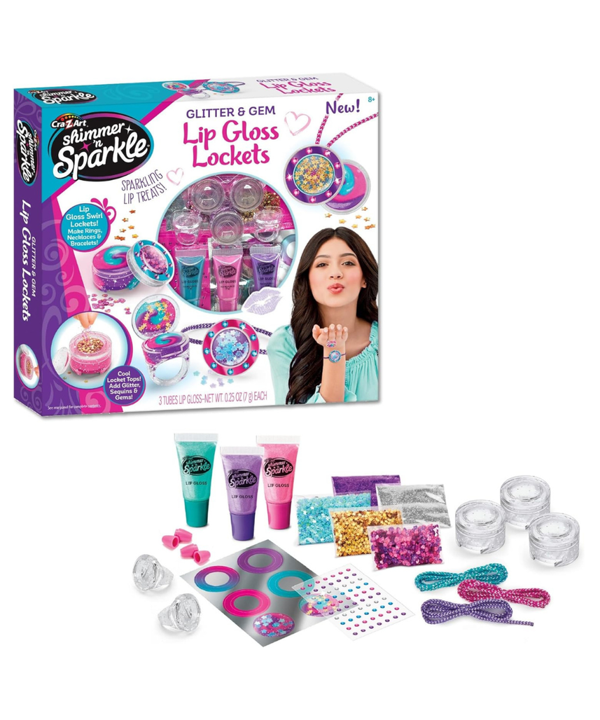 Cra-Z-Art SNS Glitter & Gem Lip Gloss Locket