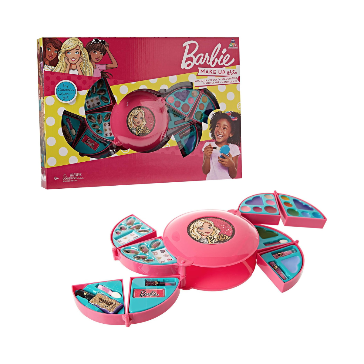 Barbie Pretend Dress Up Kit for Girls, Multi-Color Roleplay Outfit, Inspire Creativity and Fashion Fun, Ideal Gift for Girls, Barbie Official Licensed Toy Accessories Set- Ages 6–9