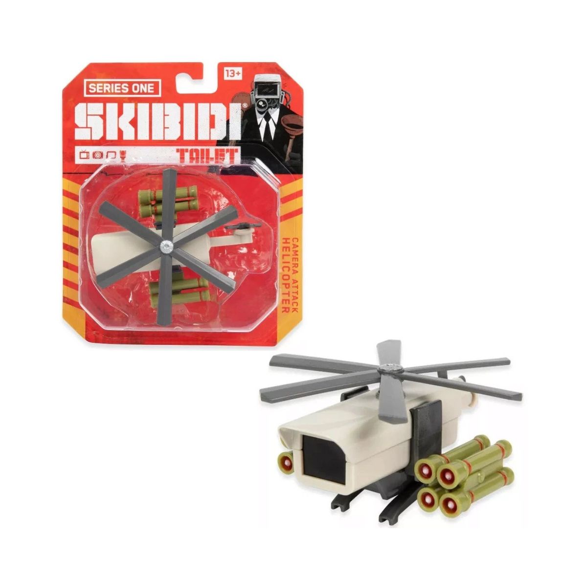 Skibidi Toilet Diecast Collectible Vehicle, Official 1:64 Scale Metal Figure Car Toy, Assorted Character Models for Kids 13+