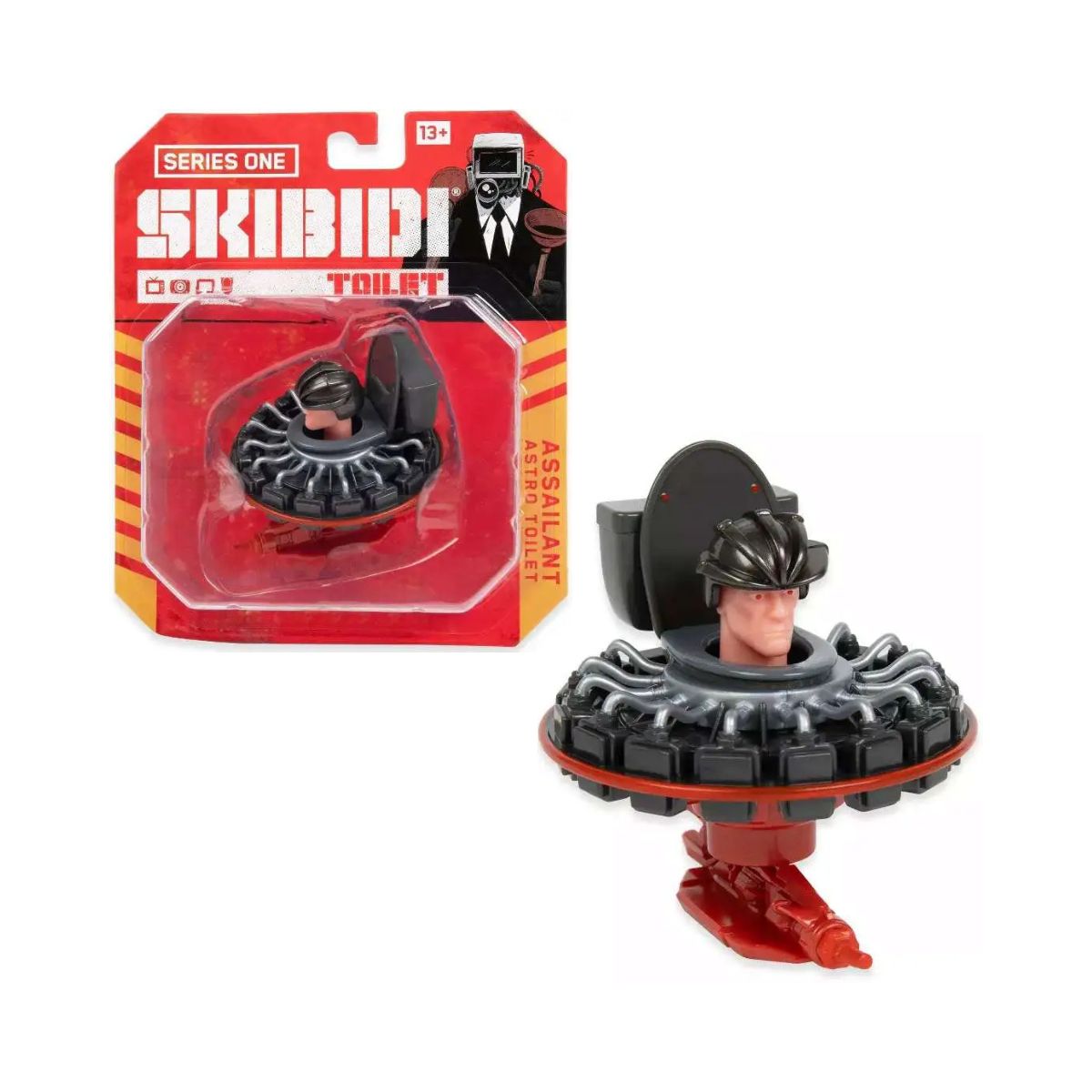 Skibidi Toilet Diecast Collectible Vehicle, Official 1:64 Scale Metal Figure Car Toy, Assorted Character Models for Kids 13+