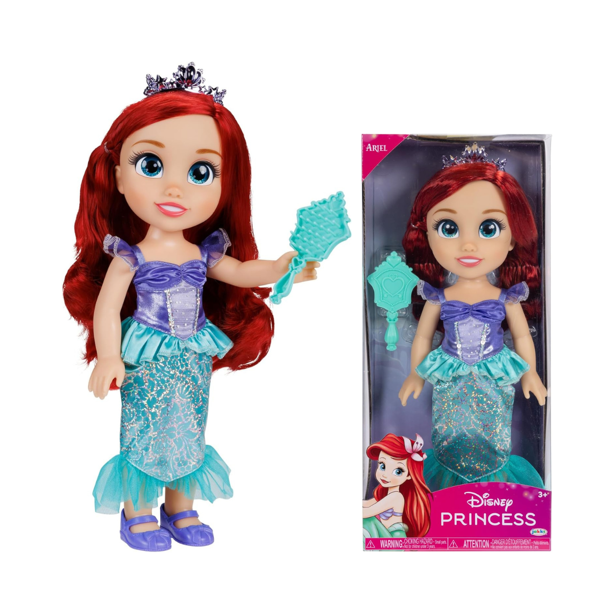 Disney Princess Core Doll 15-Inch Glass Eyes Disney 100th Anniversary Ariel