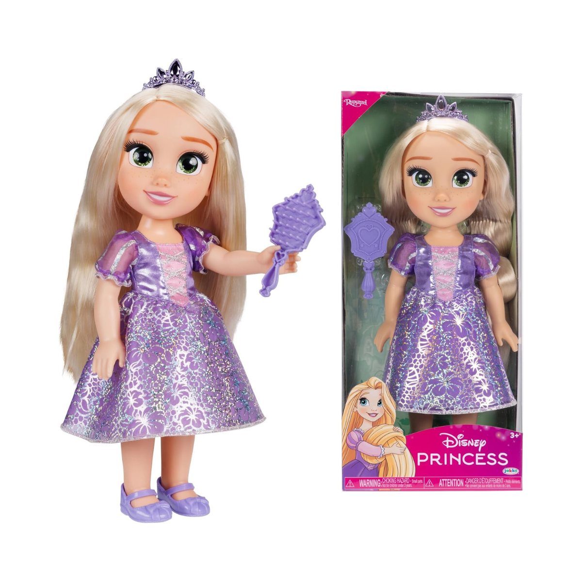 Disney Princess Core Doll 15-Inch Glass Eyes Disney 100th Anniversary Rapunzel