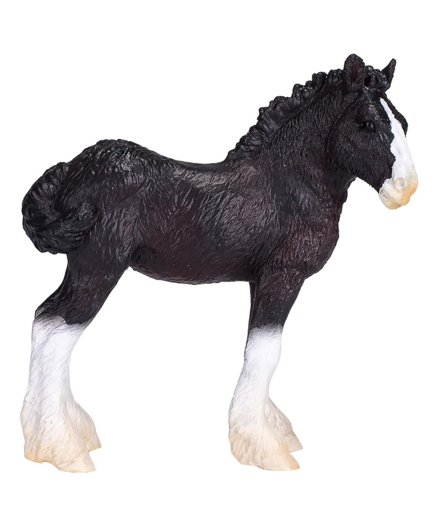 MOJO Shire Foal Realistic Equestrian Horse Club Hand Painted Toy Figurine