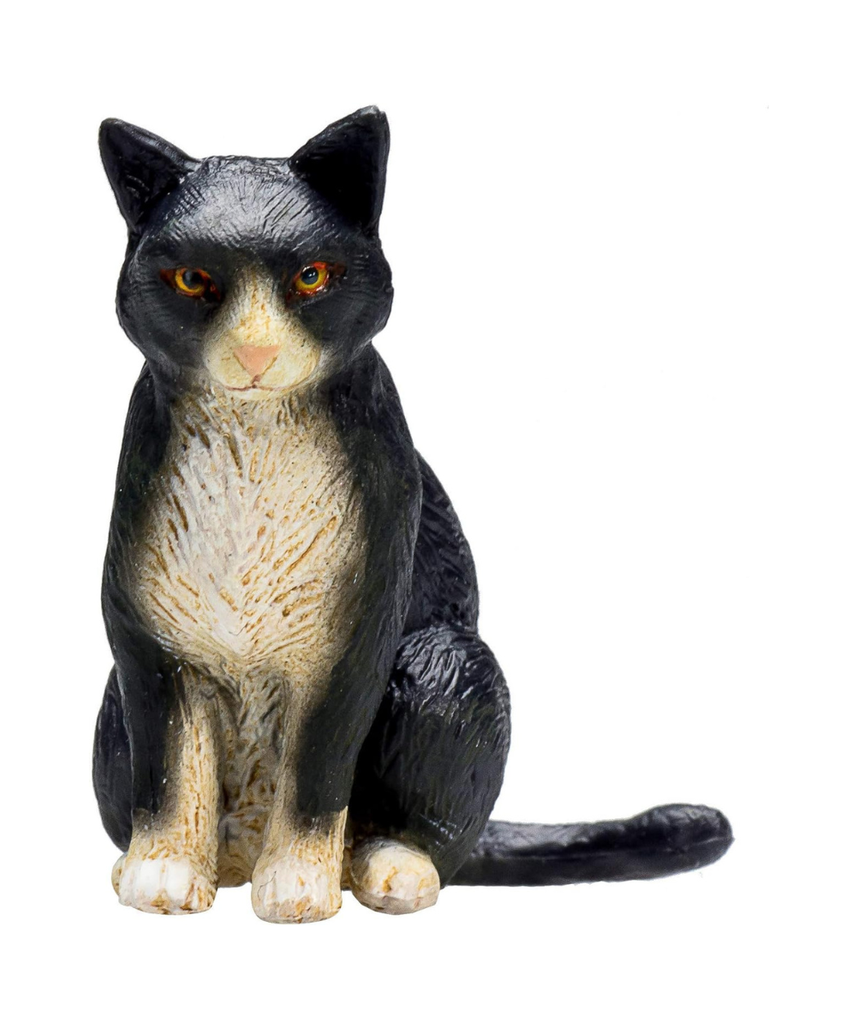 MOJO Cat Sitting Black and White