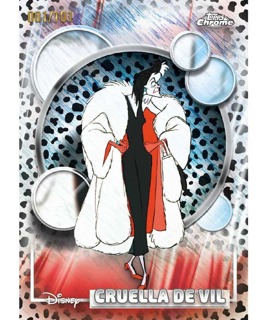 Topps 2026 Chrome Disney Mega Box Trading Cards, 8 Packs with 7 Cards per Pack, Includes 4 Exclusive X-Fractor Parallels, Official Licensed Collectible, 6+ Years