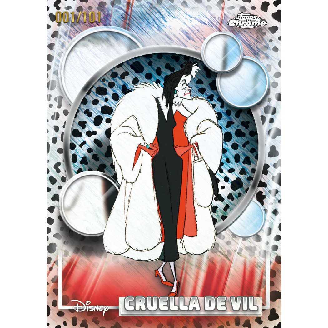 Topps 2026 Chrome Disney Mega Box Trading Cards, 8 Packs with 7 Cards per Pack, Includes 4 Exclusive X-Fractor Parallels, Official Licensed Collectible, 6+ Years