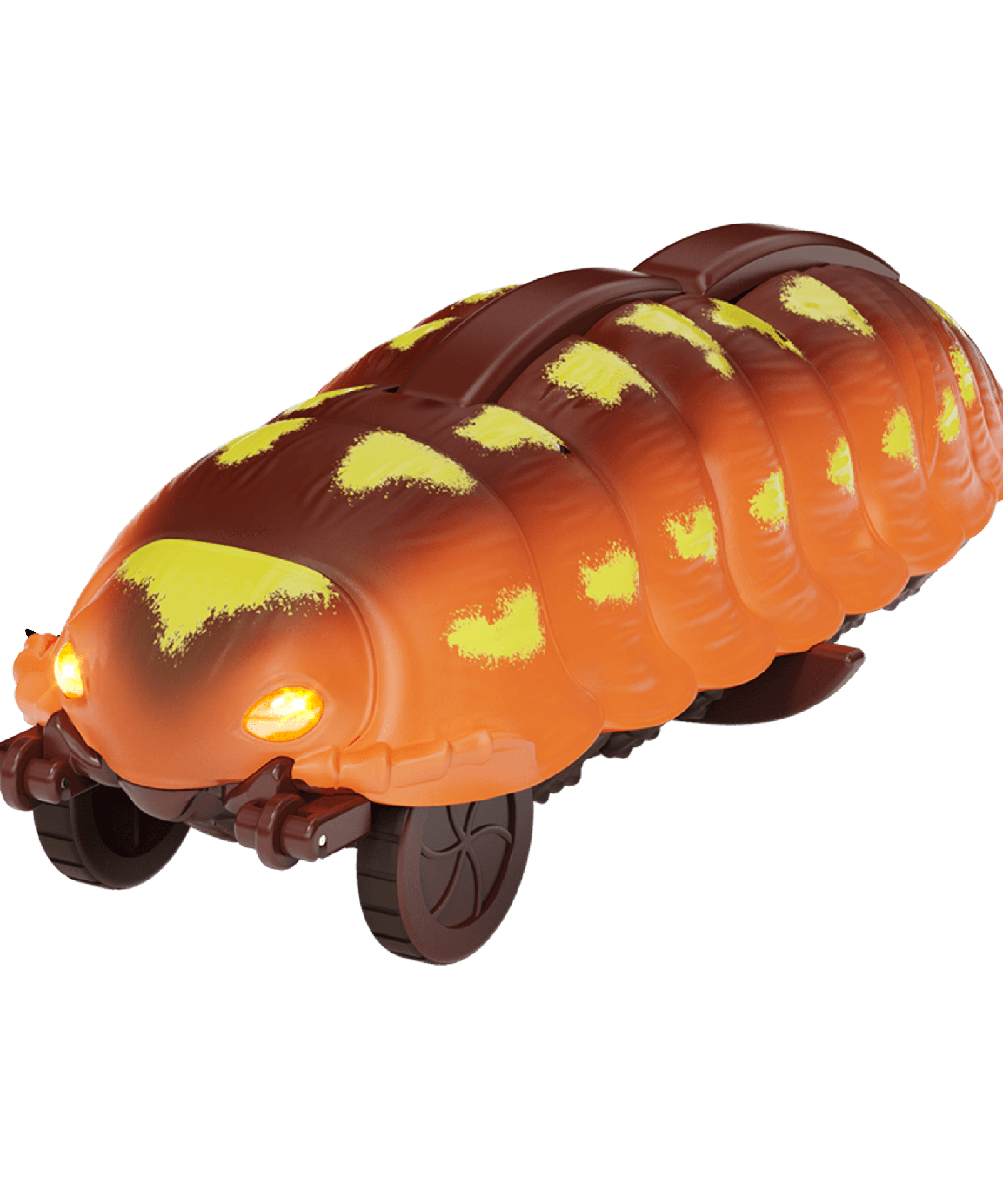 Terra RC Rolling Giant Pillbug | Easy to Control | Remote Control Bug That Rolls, Curls, Races & Balls Up | Glowing LED Eyes | Fun & Educational Insect Toy for Kids | For age 5+