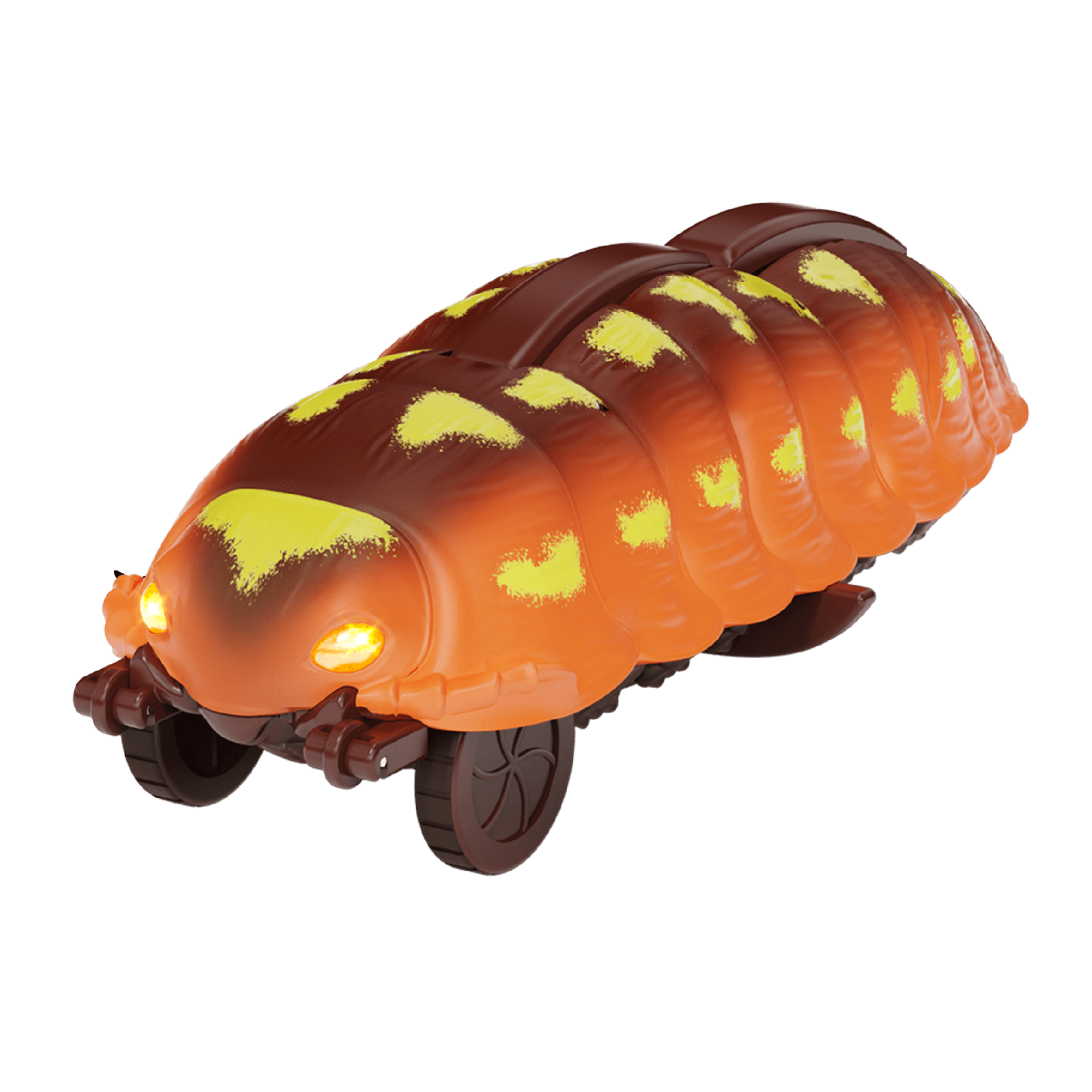 Terra RC Rolling Giant Pillbug | Easy to Control | Remote Control Bug That Rolls, Curls, Races & Balls Up | Glowing LED Eyes | Fun & Educational Insect Toy for Kids | For age 5+