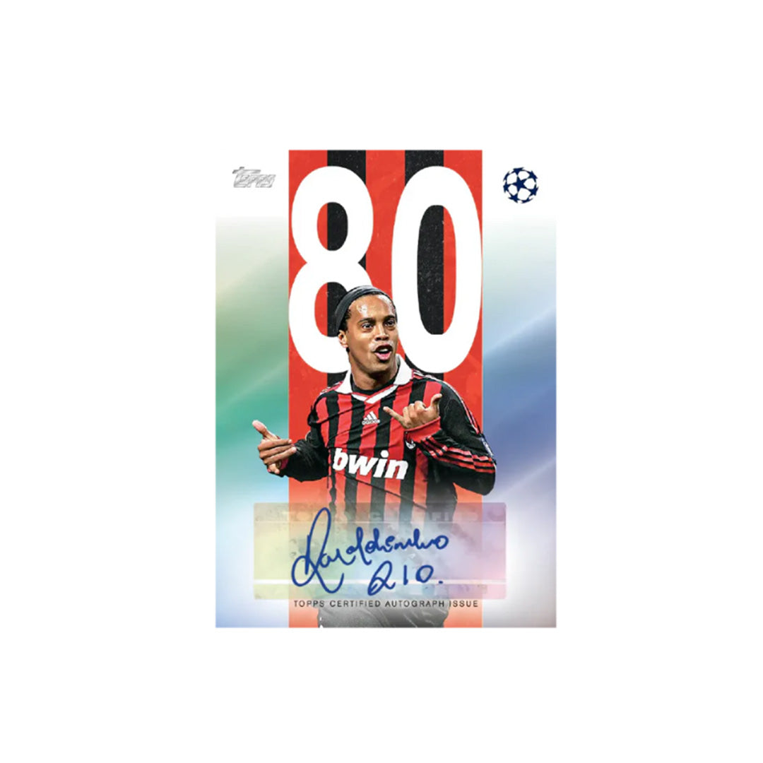 Topps UEFA Club Competitions 2025–26 Hanger Box Official Football Trading Cards