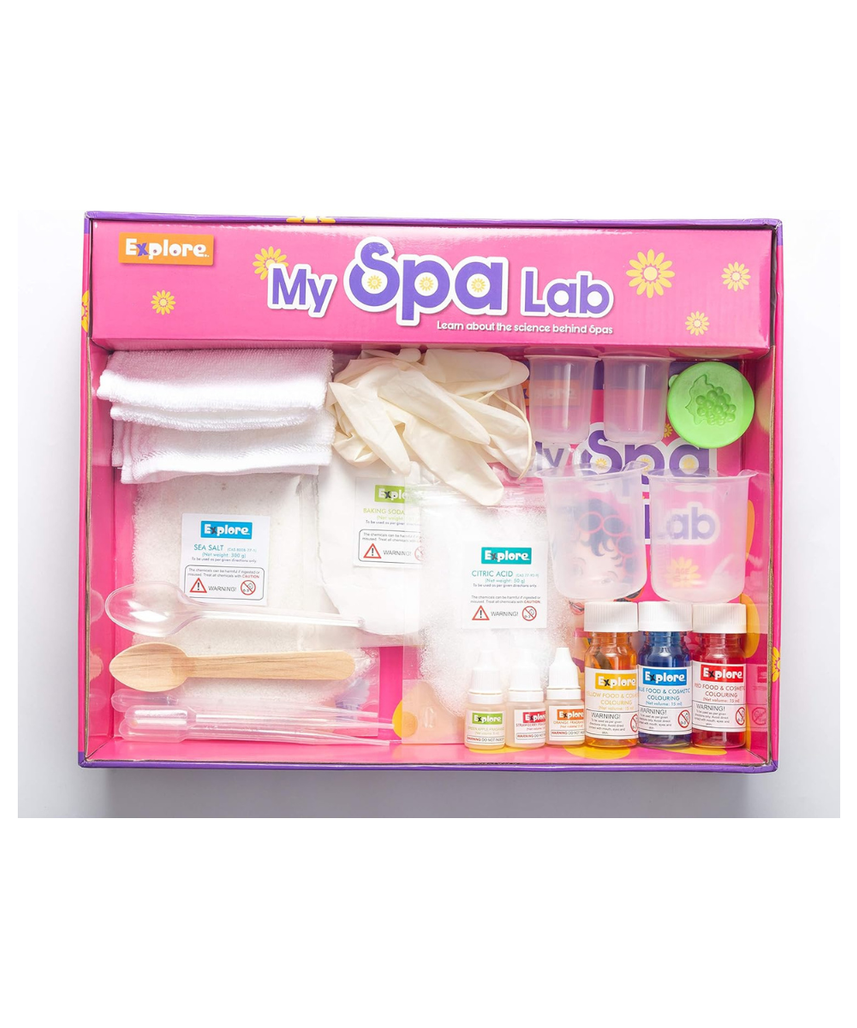 Explore Stem Learner My Spa Lab Learning and Educational DIY Activity Toy Kit, STEM Science Fundamentals Kit for Girls, Ages 6+