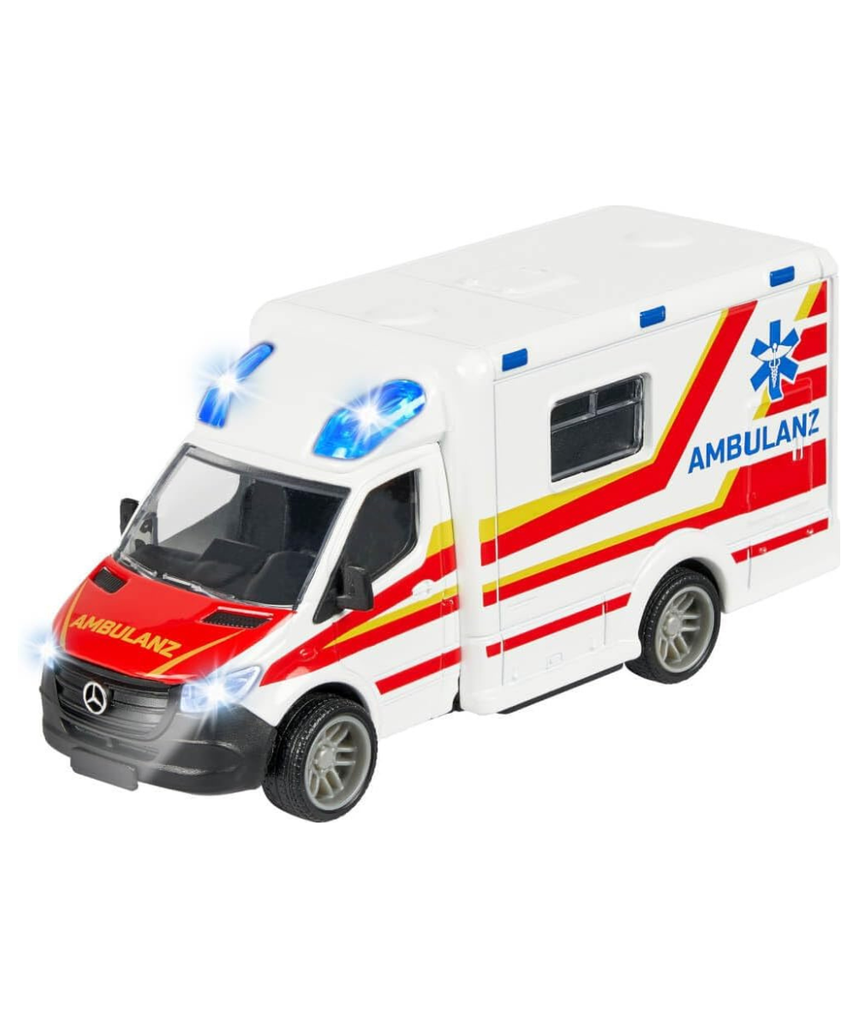 Majorette Grand Series City Mercedes-Benz Sprinter Ambulance Die-Cast, Realistic Emergency Vehicle, One Size