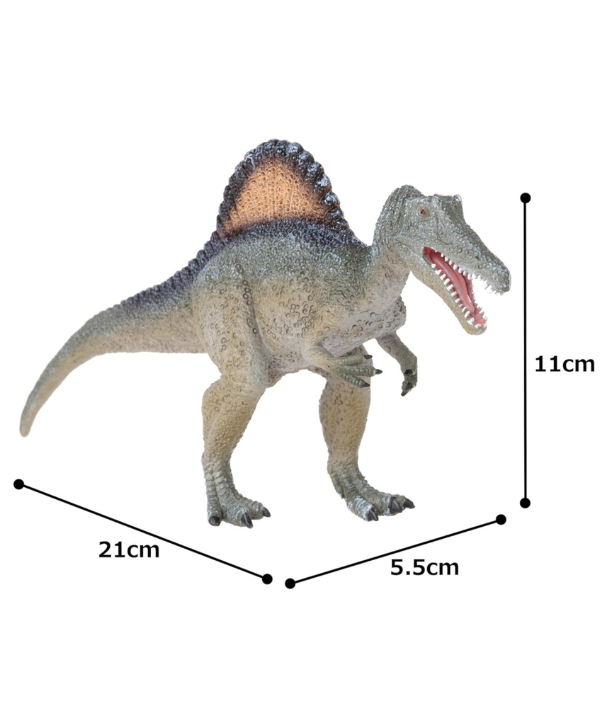 MOJO Spinosaurus Figurine, Hand-Painted Realistic Dinosaur Toy, Collectible Educational Model, Prehistoric Animal Diorama, Ages 3+