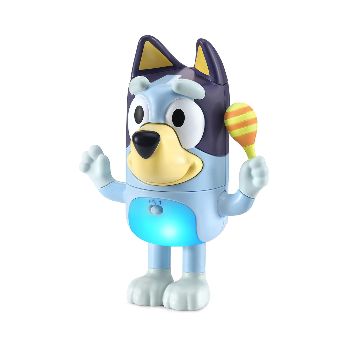 VTech Shake It Bluey Interactive Toddler Toy with Music, Sounds and Phrases from TV Show, Educational Play, Follow Me Memory Game, Motor Skill Development, Learning Toy, Ideal Gift for Kids Ages 3-5, Blue