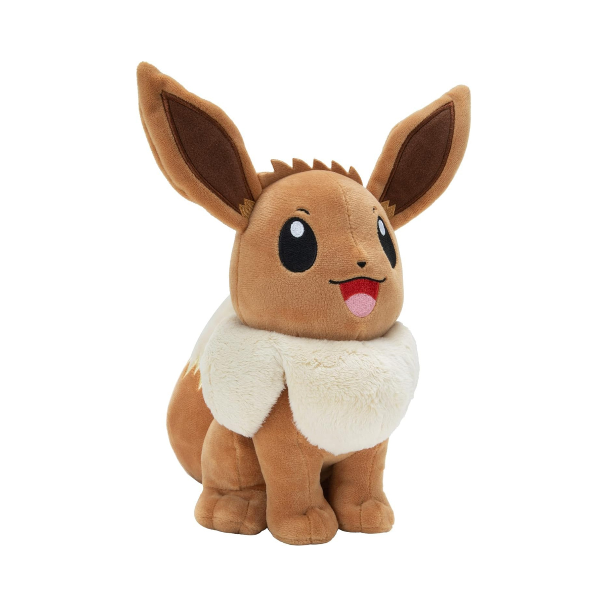 Pokémon Eevee Plush Toy, Super Soft Cuddly Stuffed Animal, 12 Inch Plush Figure, Officially Licensed Pokémon Merchandise, Kids Gift Toy, Ages 2+