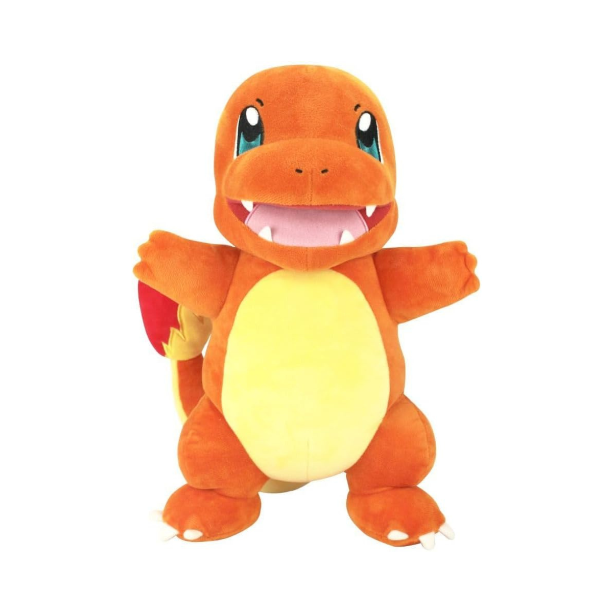 Pokémon Flame Action Charmander Interactive Plush Toy, 25 cm, Official Pokémon Plush, Ages 3+