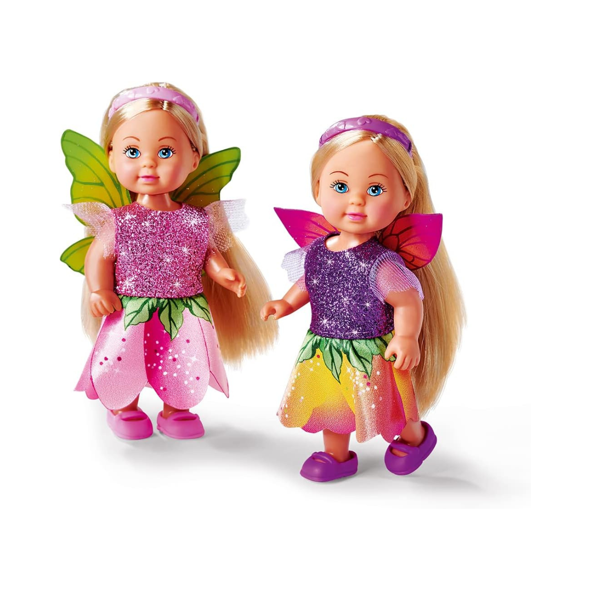 Simba Evi Love Flower Fairy Dressing Doll, 12 cm, 2 Assorted Designs, Ages 3+