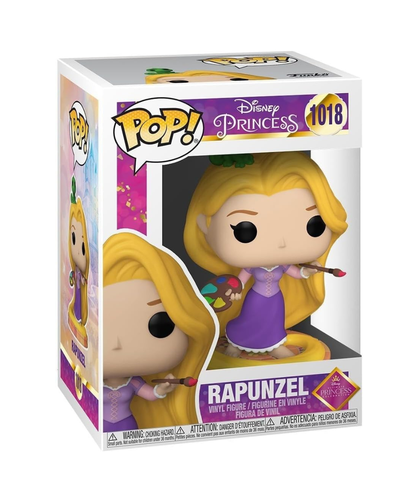 Funko Pop! Disney Ultimate Princess Rapunzel Collectible Vinyl Figure, Disney Princess Series, Display Model for Collectors, 3+