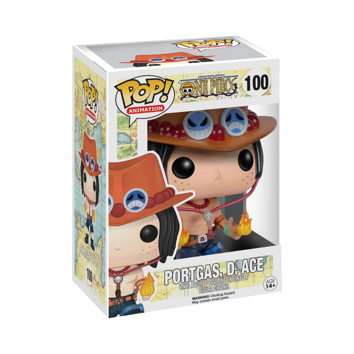 Funko Pop! Animation One Piece Portgas D. Ace Collectible Vinyl Figure for Display and Collection, Official Anime Merchandise, 14+